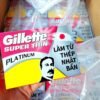 Vỉ 100 lưỡi lam Gillette Super thin màu đỏ siêu bén MẪU MỚI ( Hộp lưỡi lam 5*20) đến từ thương hiệu Gillette đình đám  đã trở thành một công cụ giúp việc cạo râu cho đấng mày râu trở nên dễ dàng.