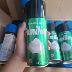 Bọt cạo râu Familiar 275g Menthol màu xanh lá