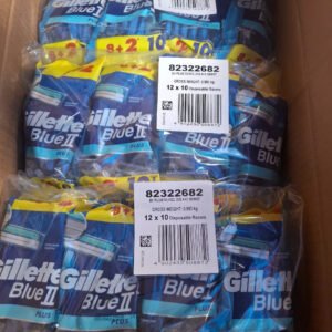 Alternative view of Dao cạo râu cán xanh Gillette Blue II 8+2 ( Dao cạo râu cán xanh gói 10 cây siêu tiện lợi)